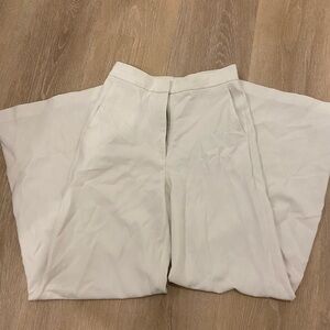 Babaton Cream coloured wide leg agency pants size 6